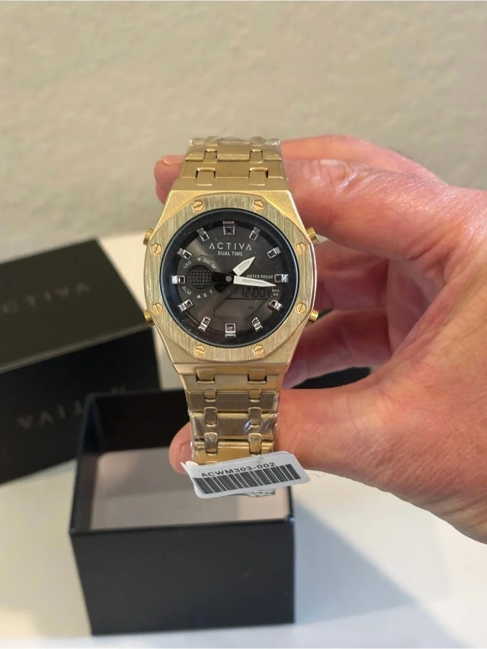 Activa Signal X Invicta Digital Watch - 45.5mm, Gold